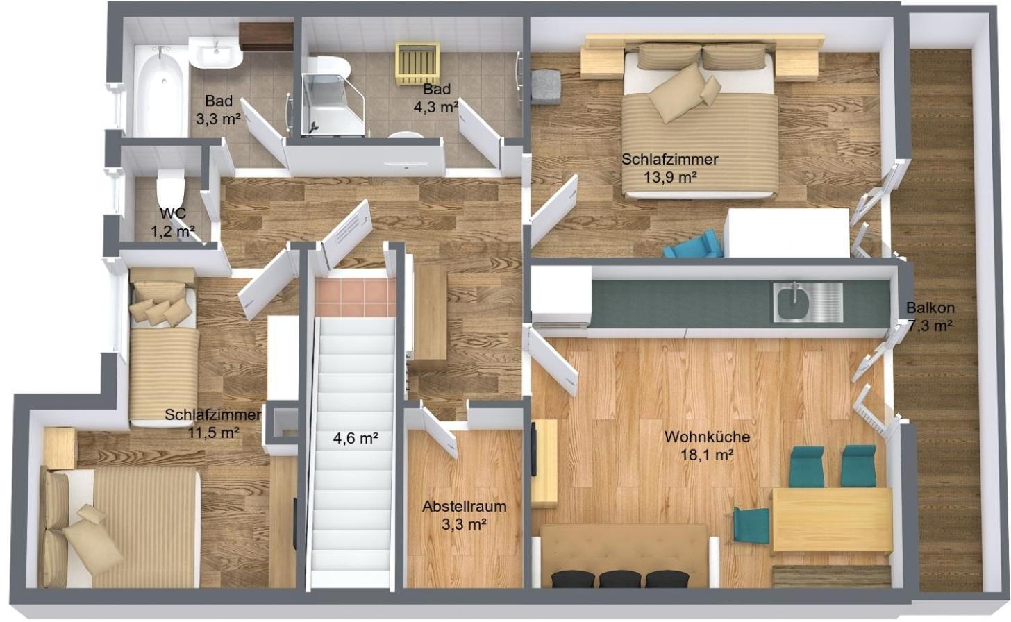Ferienwohnung Alpenheim Tux Rom bilde